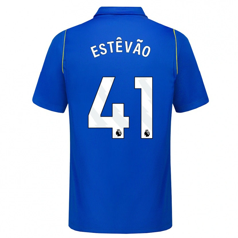 Danxen Damen Estêvão Willian Almeida De Oliveira Gonçalves #41 Blau Gelb Heimtrikot Trikot 2026/27 T-Shirt Schweiz
