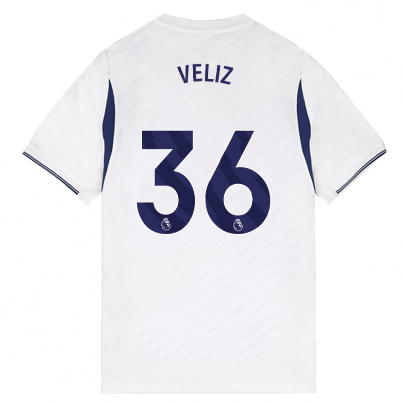Danxen Damen Alejo Véliz #36 Weiß Rot Violett Heimtrikot Trikot 2026/27 T-Shirt Schweiz