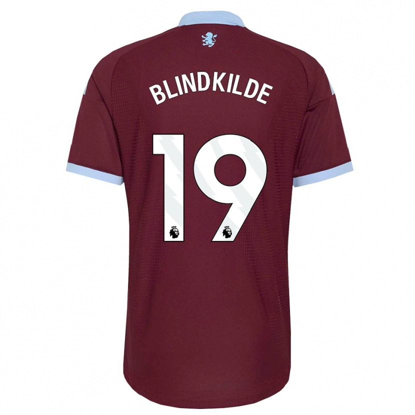 Danxen Damen Laura Blindkilde #19 Kornblumenblau Burgund Heimtrikot Trikot 2026/27 T-Shirt Schweiz