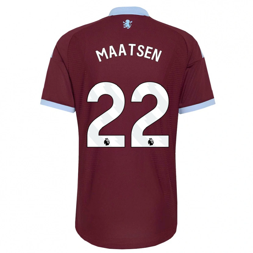 Danxen Damen Ian Maatsen #22 Kornblumenblau Burgund Heimtrikot Trikot 2026/27 T-Shirt Schweiz