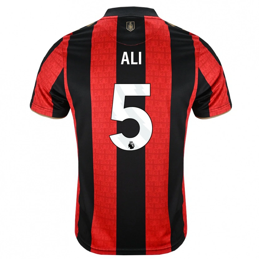 Danxen Damen Ameer Ali #5 Goldgelb Rot Schwarz Heimtrikot Trikot 2026/27 T-Shirt Schweiz