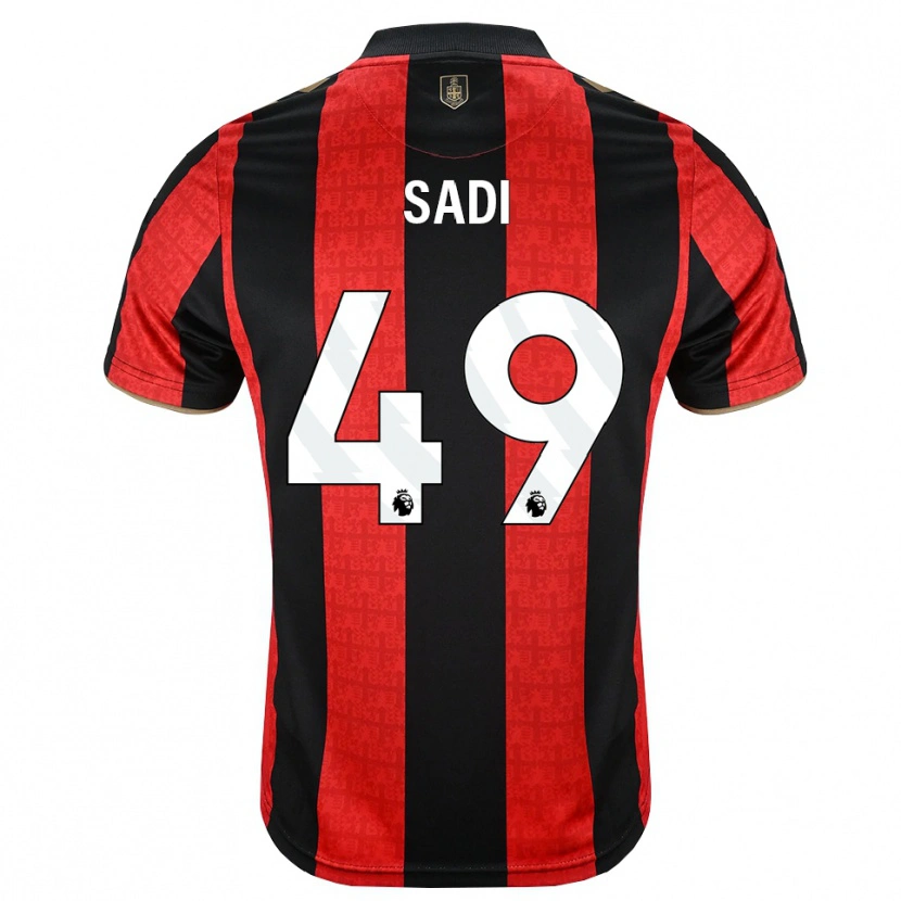 Danxen Damen Dominic Sadi #49 Goldgelb Rot Schwarz Heimtrikot Trikot 2026/27 T-Shirt Schweiz