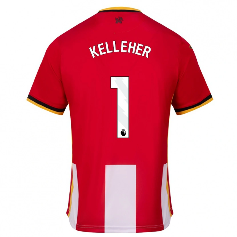 Danxen Damen Caoimhín Kelleher #1 Gelb Schwarz Rot Heimtrikot Trikot 2026/27 T-Shirt Schweiz