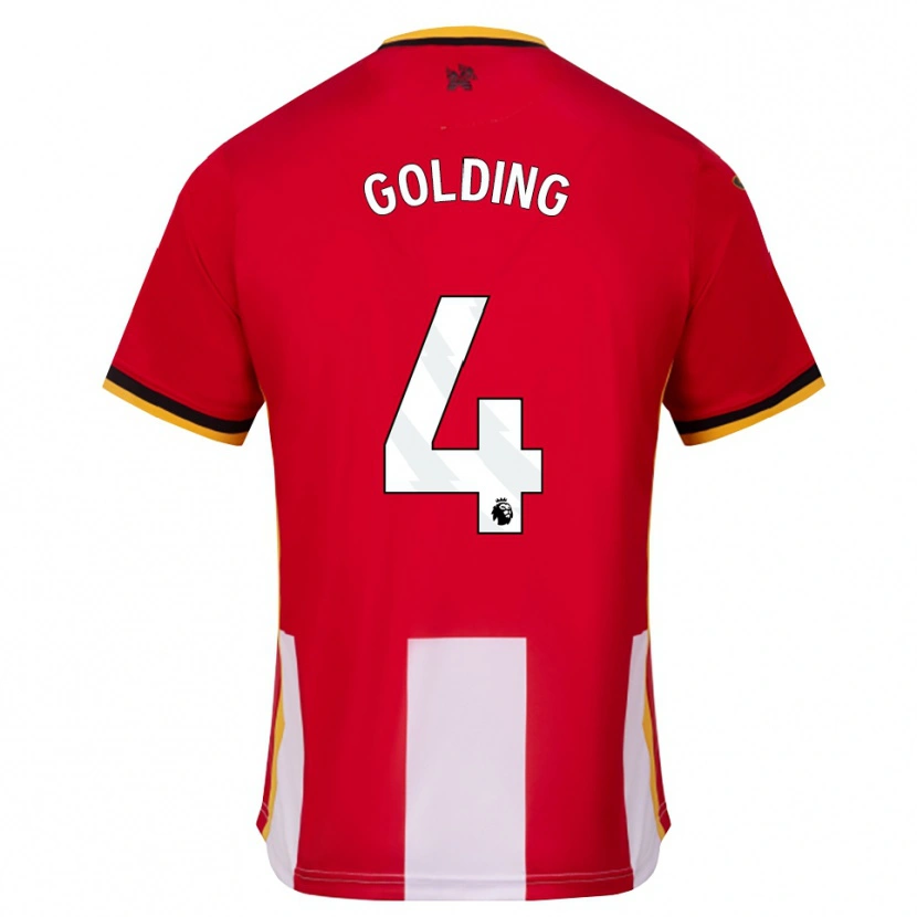 Danxen Damen Aidan Golding #4 Gelb Schwarz Rot Heimtrikot Trikot 2026/27 T-Shirt Schweiz