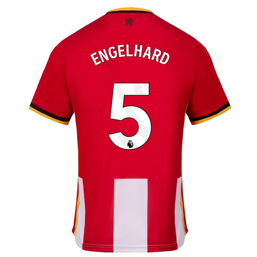 Danxen Damen Carolin Engelhard #5 Gelb Schwarz Rot Heimtrikot Trikot 2026/27 T-Shirt Schweiz