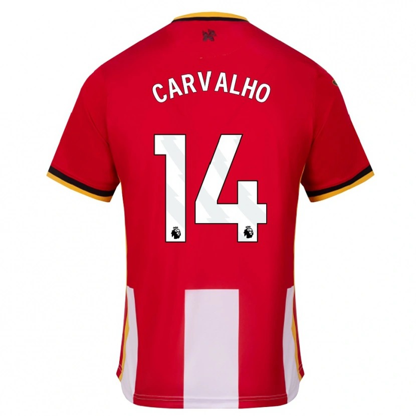 Danxen Damen Fábio Carvalho #14 Gelb Schwarz Rot Heimtrikot Trikot 2026/27 T-Shirt Schweiz