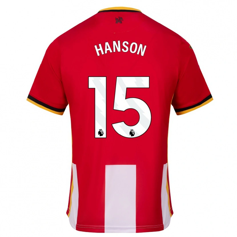 Danxen Damen Jacob Hanson #15 Gelb Schwarz Rot Heimtrikot Trikot 2026/27 T-Shirt Schweiz