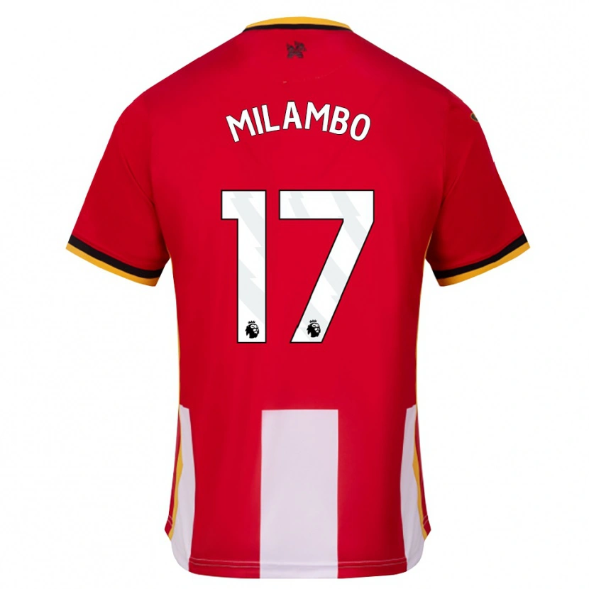 Danxen Damen Antoni Milambo #17 Gelb Schwarz Rot Heimtrikot Trikot 2026/27 T-Shirt Schweiz