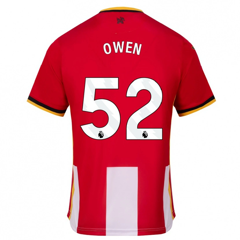 Danxen Damen Riley Owen #52 Gelb Schwarz Rot Heimtrikot Trikot 2026/27 T-Shirt Schweiz
