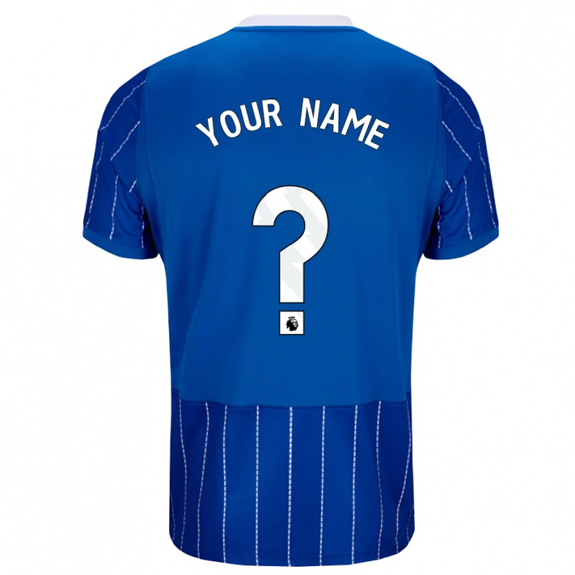 Danxen Damen Ihren Namen #0 Mittelblau Weiß Heimtrikot Trikot 2026/27 T-Shirt Schweiz