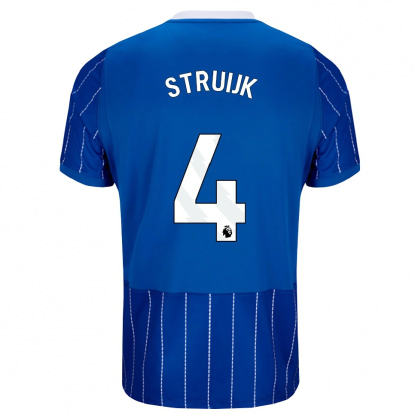 Danxen Damen Pascal Struijk #4 Mittelblau Weiß Heimtrikot Trikot 2026/27 T-Shirt Schweiz