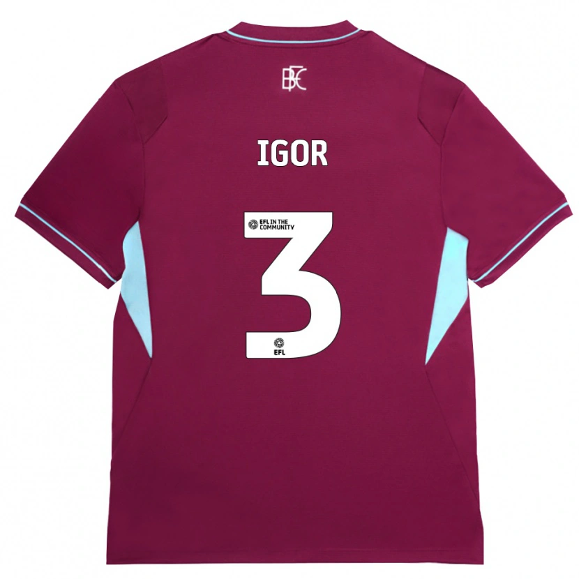 Danxen Damen Igor Julio #3 Burgund Grün Heimtrikot Trikot 2026/27 T-Shirt Schweiz