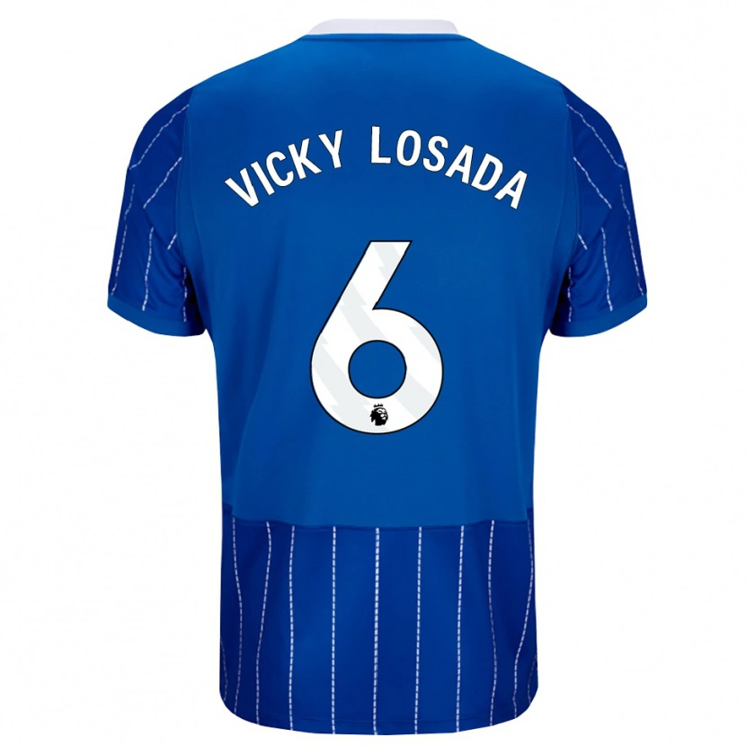 Danxen Damen María Victoria Losada Gómez #6 Mittelblau Weiß Heimtrikot Trikot 2026/27 T-Shirt Schweiz