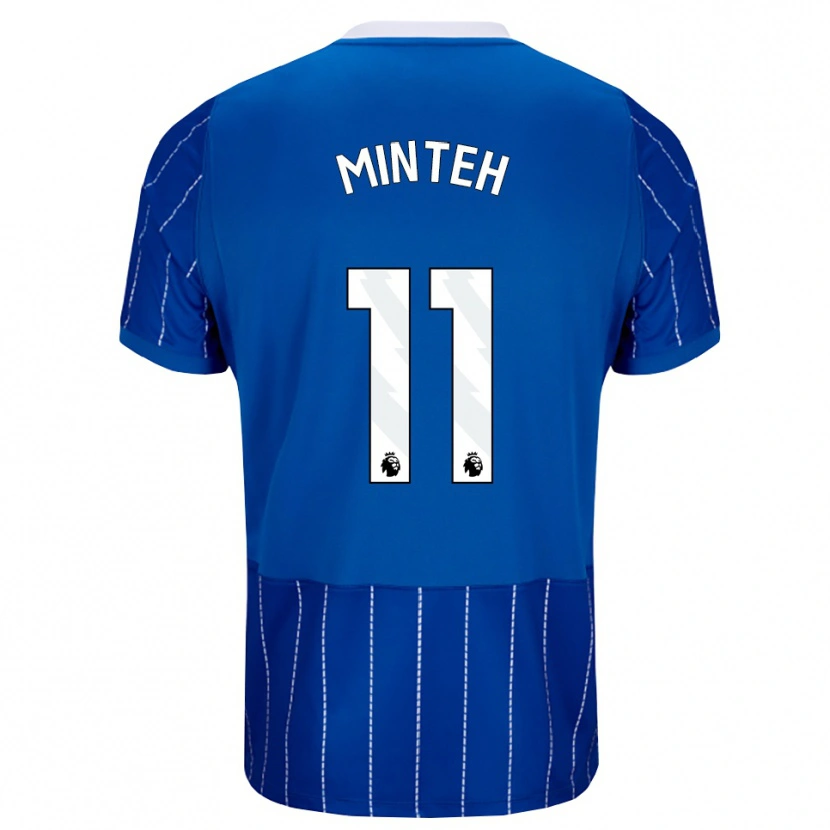 Danxen Damen Yankuba Minteh #11 Mittelblau Weiß Heimtrikot Trikot 2026/27 T-Shirt Schweiz
