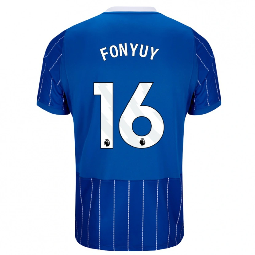 Danxen Damen Aedan Fonyuy #16 Mittelblau Weiß Heimtrikot Trikot 2026/27 T-Shirt Schweiz