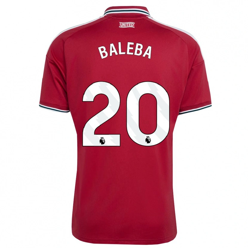 Danxen Damen Carlos Baleba #20 Rot Gelb Weiß Heimtrikot Trikot 2026/27 T-Shirt Schweiz