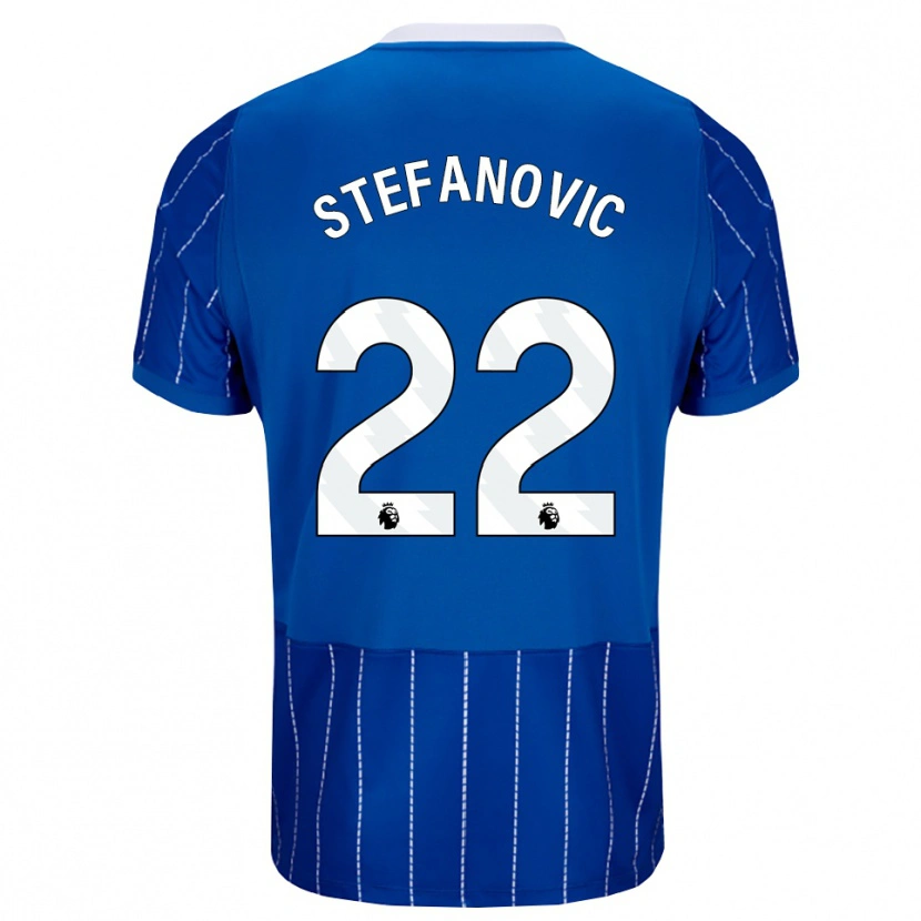 Danxen Damen Dejana Stefanović #22 Mittelblau Weiß Heimtrikot Trikot 2026/27 T-Shirt Schweiz