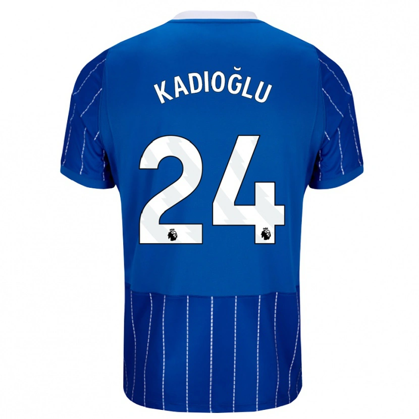 Danxen Damen Ferdi Kadıoğlu #24 Mittelblau Weiß Heimtrikot Trikot 2026/27 T-Shirt Schweiz
