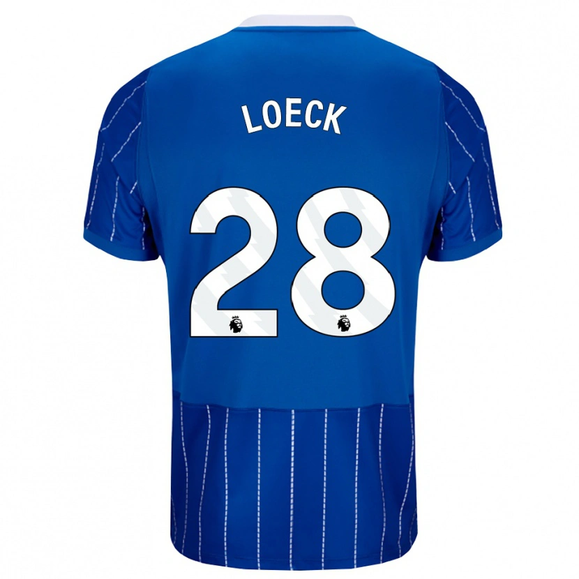 Danxen Damen Melina Loeck #28 Mittelblau Weiß Heimtrikot Trikot 2026/27 T-Shirt Schweiz