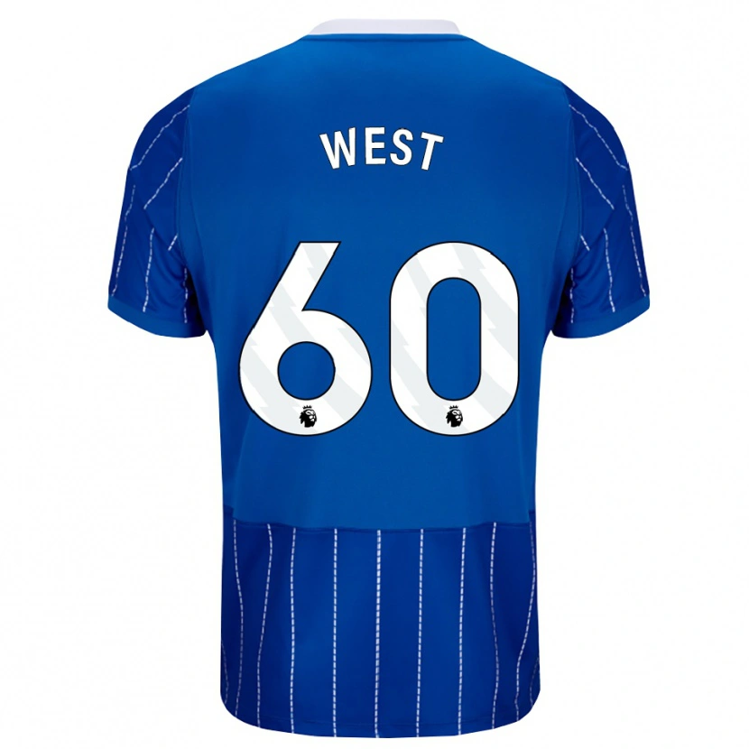 Danxen Damen Aidan West #60 Mittelblau Weiß Heimtrikot Trikot 2026/27 T-Shirt Schweiz