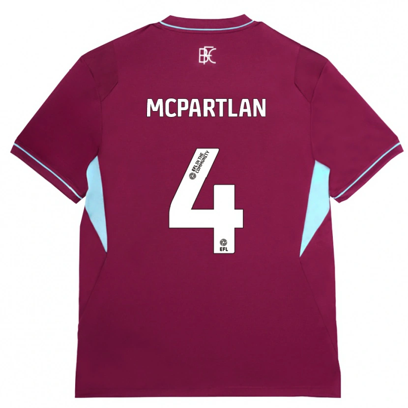 Danxen Damen Brenna Mcpartlan #4 Burgund Grün Heimtrikot Trikot 2026/27 T-Shirt Schweiz