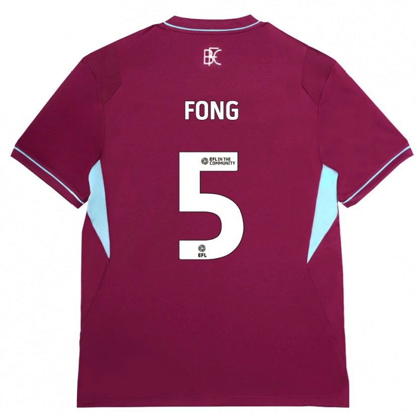 Danxen Damen Luca Fong #5 Burgund Grün Heimtrikot Trikot 2026/27 T-Shirt Schweiz