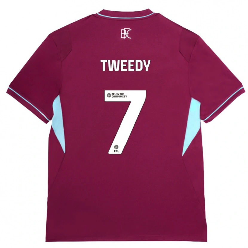 Danxen Damen Tom Tweedy #7 Burgund Grün Heimtrikot Trikot 2026/27 T-Shirt Schweiz
