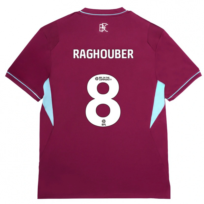 Danxen Damen Ugo Raghouber #8 Burgund Grün Heimtrikot Trikot 2026/27 T-Shirt Schweiz