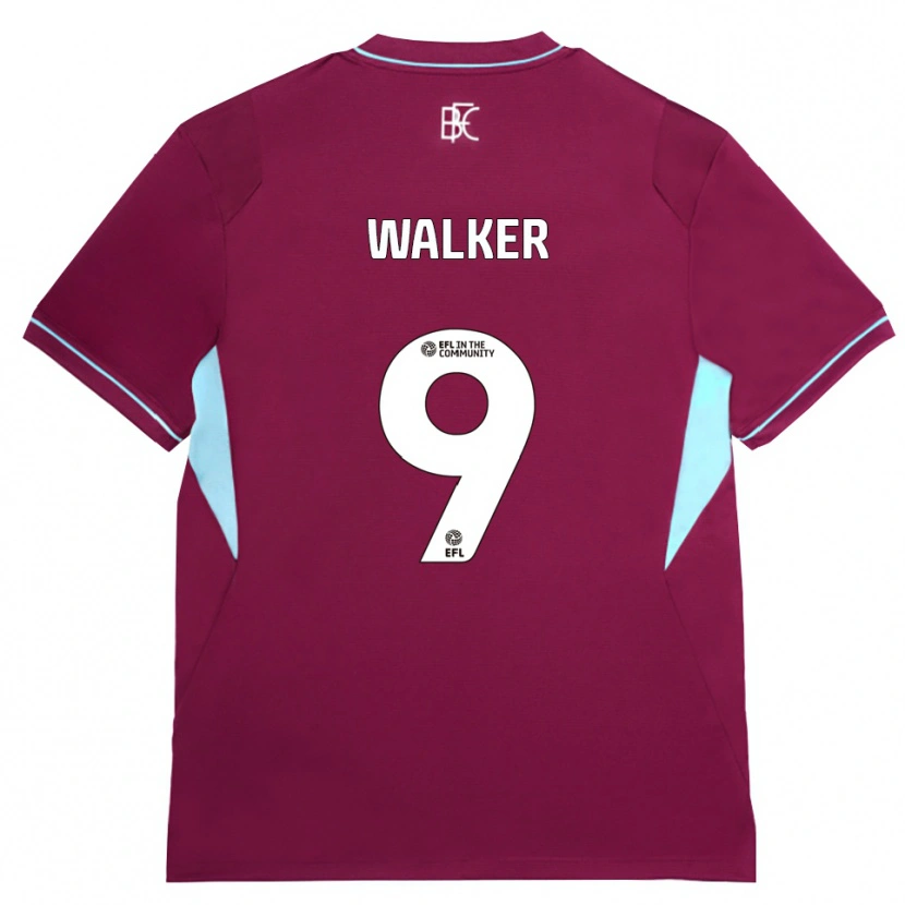 Danxen Damen Claudia Walker #9 Burgund Grün Heimtrikot Trikot 2026/27 T-Shirt Schweiz