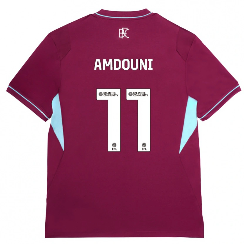 Danxen Damen Zeki Amdouni #11 Burgund Grün Heimtrikot Trikot 2026/27 T-Shirt Schweiz