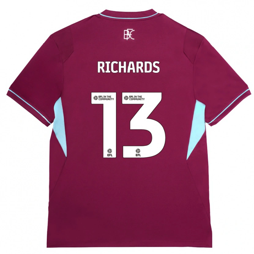 Danxen Damen Jade Richards #13 Burgund Grün Heimtrikot Trikot 2026/27 T-Shirt Schweiz
