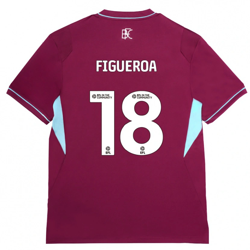 Danxen Damen Keyvan Figueroa #18 Burgund Grün Heimtrikot Trikot 2026/27 T-Shirt Schweiz
