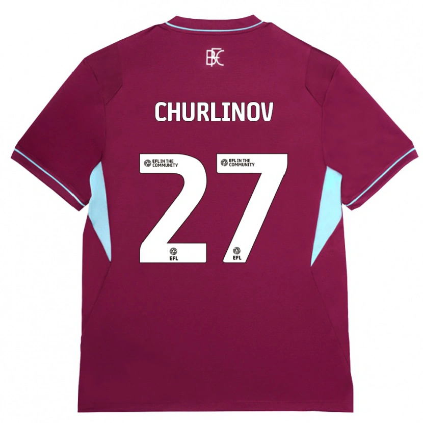 Danxen Damen Darko Churlinov #27 Burgund Grün Heimtrikot Trikot 2026/27 T-Shirt Schweiz