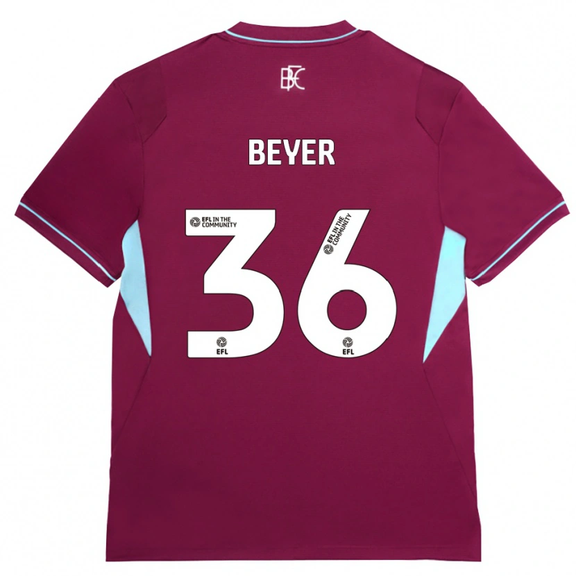 Danxen Damen Jordan Beyer #36 Burgund Grün Heimtrikot Trikot 2026/27 T-Shirt Schweiz