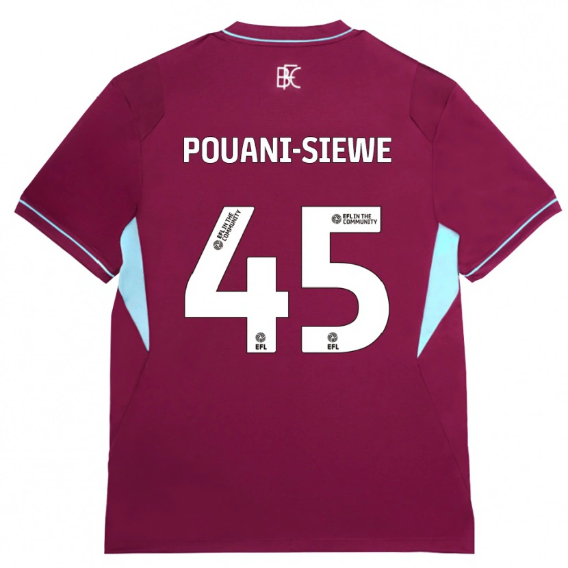 Danxen Damen Brandon Pouani #45 Burgund Grün Heimtrikot Trikot 2026/27 T-Shirt Schweiz