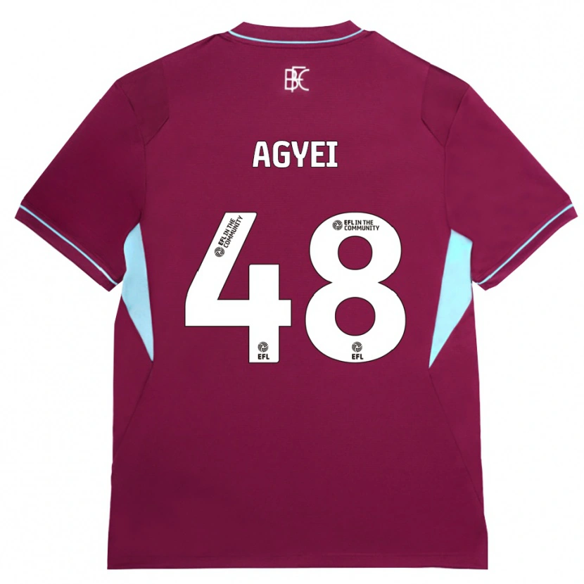 Danxen Damen Enock Agyei #48 Burgund Grün Heimtrikot Trikot 2026/27 T-Shirt Schweiz