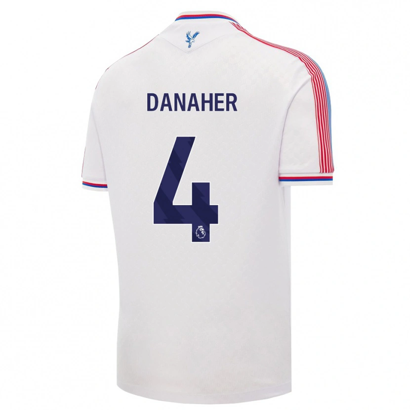 Danxen Damen Euan Danaher #4 Weiß Rot Blau Heimtrikot Trikot 2026/27 T-Shirt Schweiz