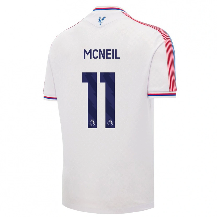 Danxen Damen Dwight Mcneil #11 Weiß Rot Blau Heimtrikot Trikot 2026/27 T-Shirt Schweiz
