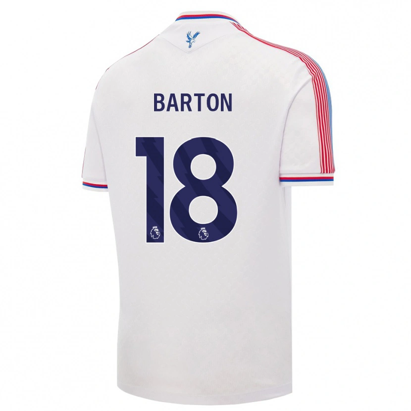 Danxen Damen Kirsty Barton #18 Weiß Rot Blau Heimtrikot Trikot 2026/27 T-Shirt Schweiz