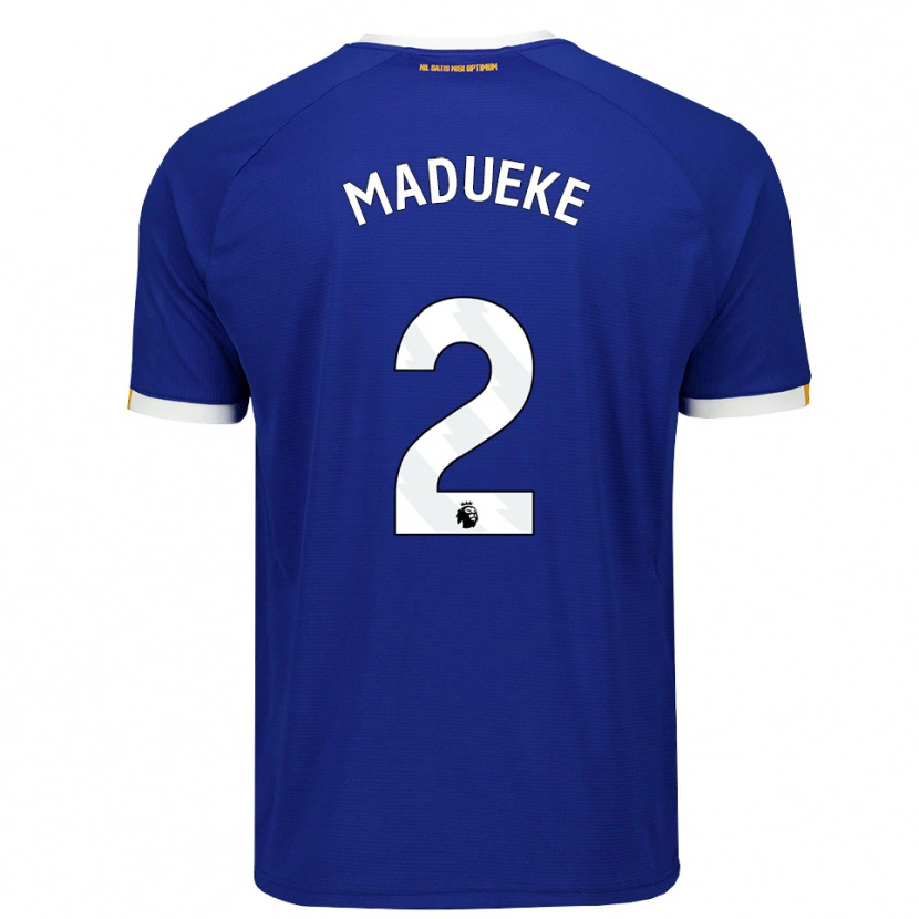 Danxen Damen Divine Madueke #2 Blau Weiß Gelb Heimtrikot Trikot 2026/27 T-Shirt Schweiz