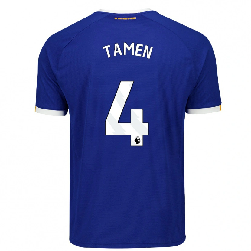 Danxen Damen William Tamen #4 Blau Weiß Gelb Heimtrikot Trikot 2026/27 T-Shirt Schweiz