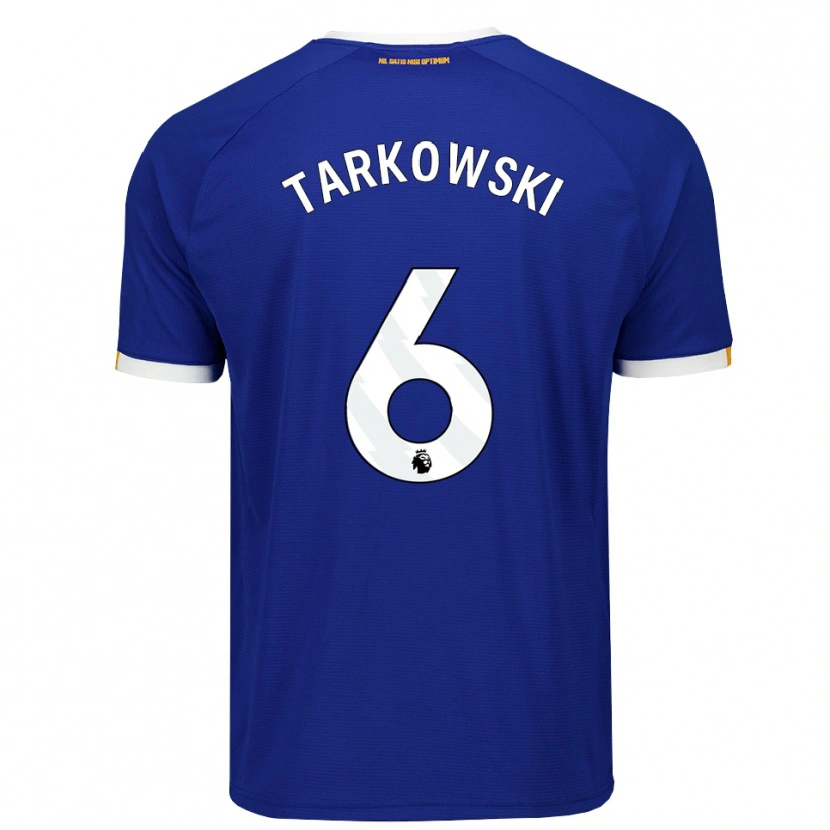 Danxen Damen James Tarkowski #6 Blau Weiß Gelb Heimtrikot Trikot 2026/27 T-Shirt Schweiz