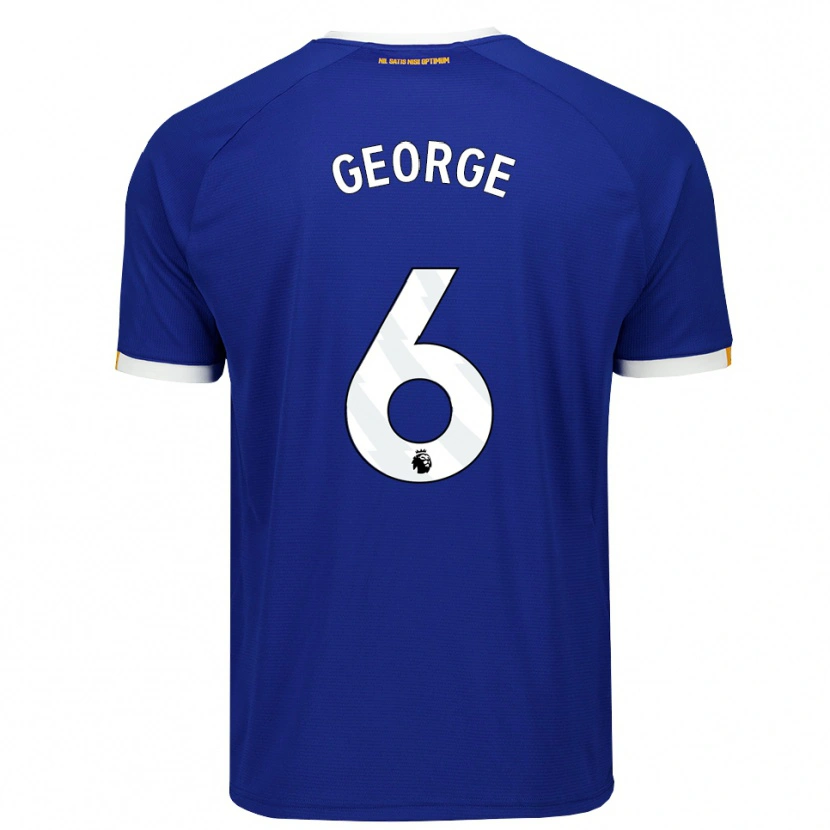 Danxen Damen Gabrielle George #6 Blau Weiß Gelb Heimtrikot Trikot 2026/27 T-Shirt Schweiz