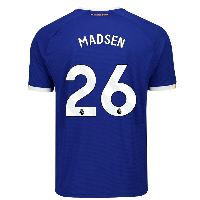 Danxen Damen Rikke Madsen #26 Blau Weiß Gelb Heimtrikot Trikot 2026/27 T-Shirt Schweiz