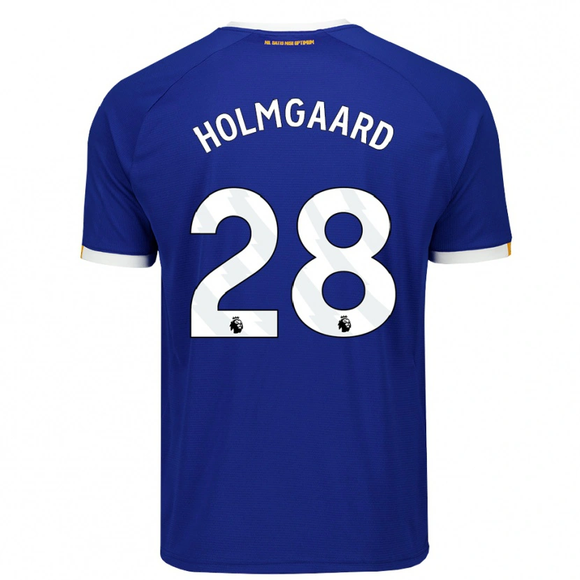 Danxen Damen Karen Holmgaard #28 Blau Weiß Gelb Heimtrikot Trikot 2026/27 T-Shirt Schweiz
