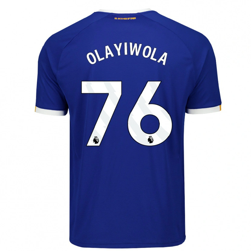 Danxen Damen Malik Olayiwola #76 Blau Weiß Gelb Heimtrikot Trikot 2026/27 T-Shirt Schweiz