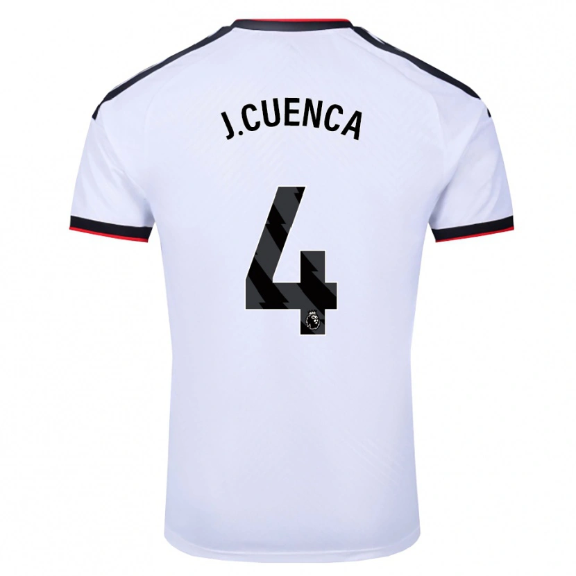 Danxen Damen Jorge Cuenca #4 Weiß Schwarz Rot Heimtrikot Trikot 2026/27 T-Shirt Schweiz