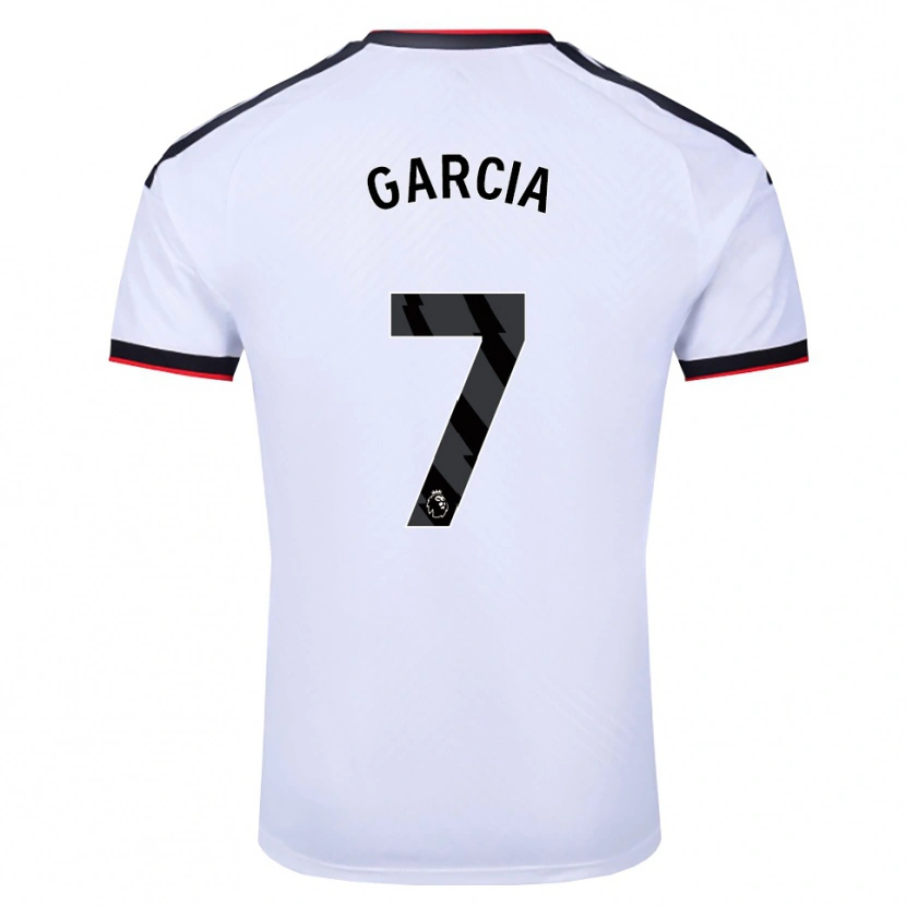 Danxen Damen Gonzalo García #7 Weiß Schwarz Rot Heimtrikot Trikot 2026/27 T-Shirt Schweiz