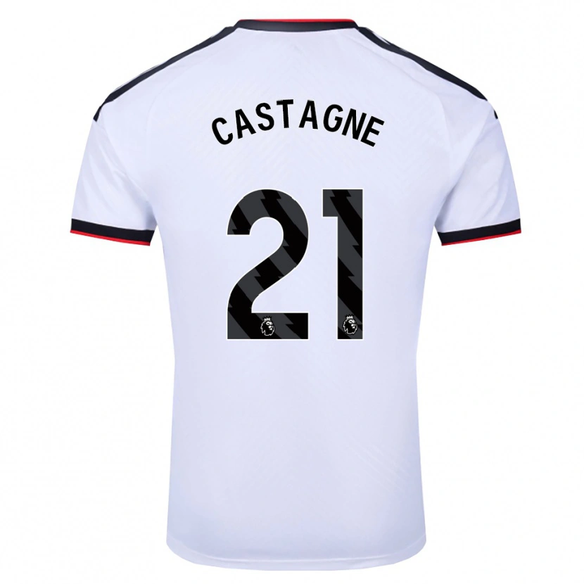 Danxen Damen Timothy Castagne #21 Weiß Schwarz Rot Heimtrikot Trikot 2026/27 T-Shirt Schweiz