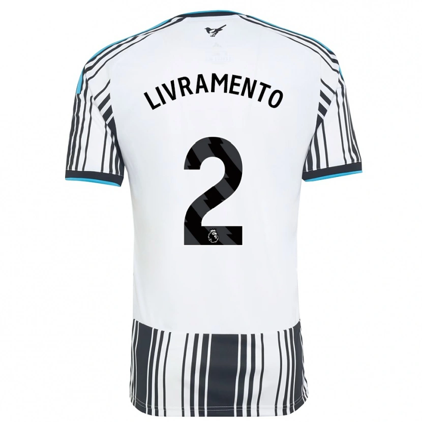 Danxen Damen Tino Livramento #2 Himmelsblau Schwarz Weiß Heimtrikot Trikot 2026/27 T-Shirt Schweiz
